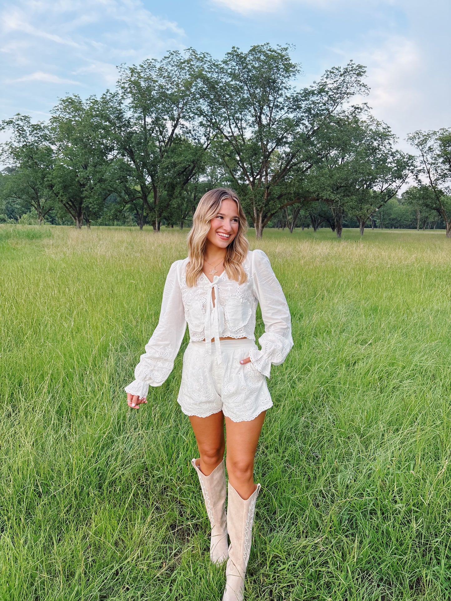 Southern Belle Eyelet Set