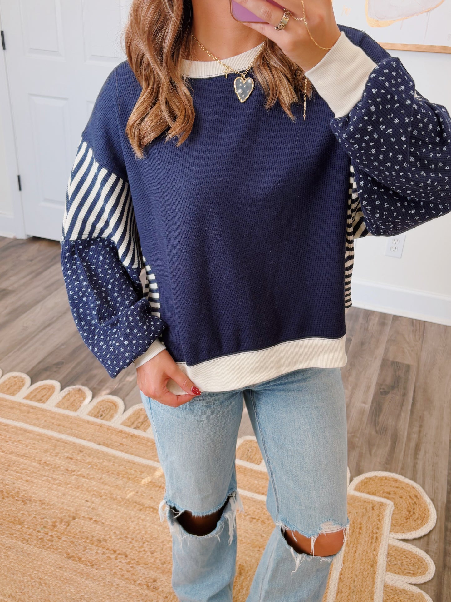 Navy Nights Pullover