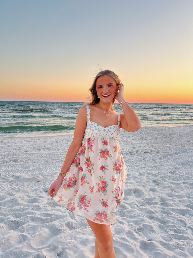 Summer Sunset Mini Dress