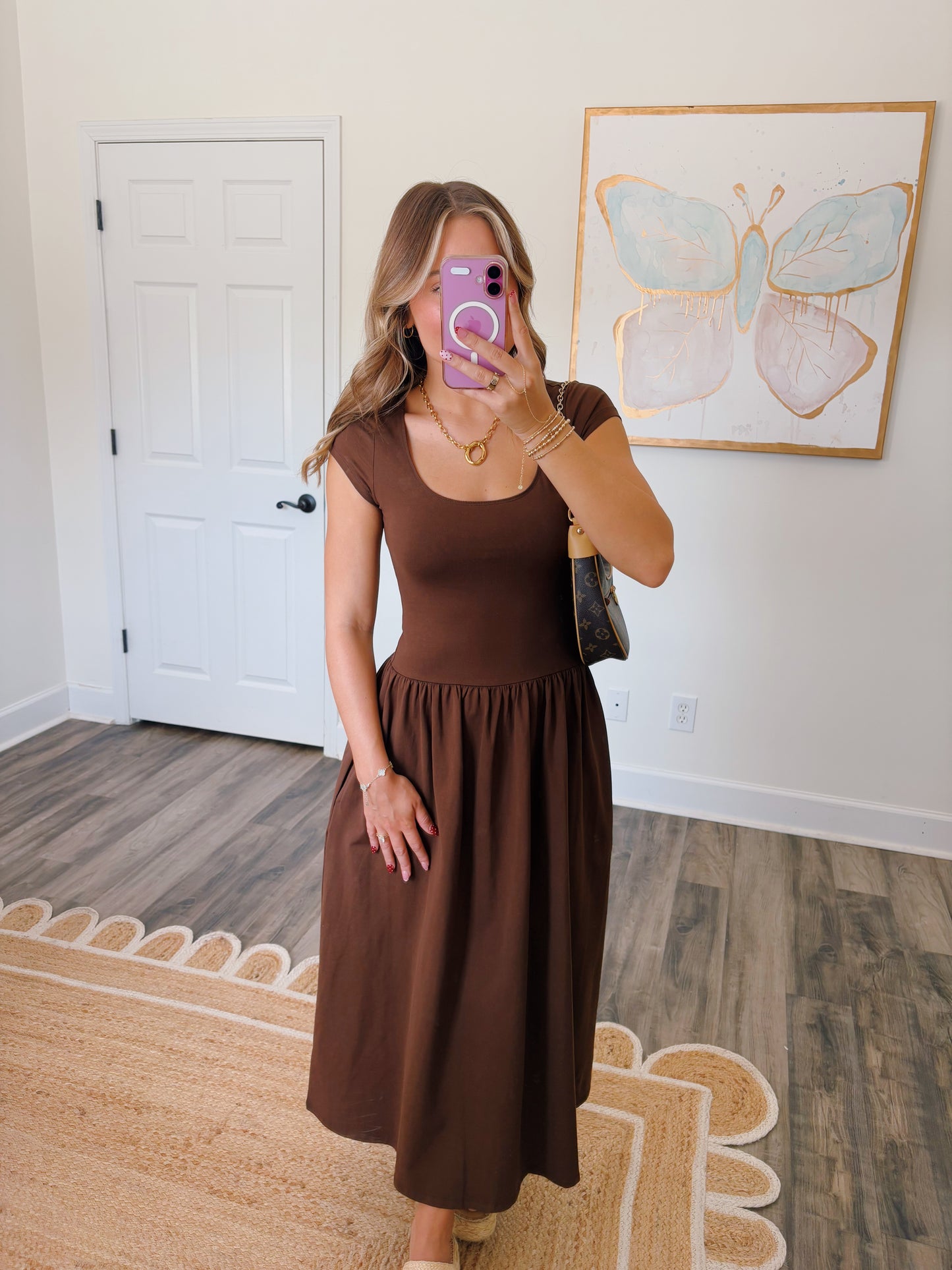 Chocolate Midi Dress