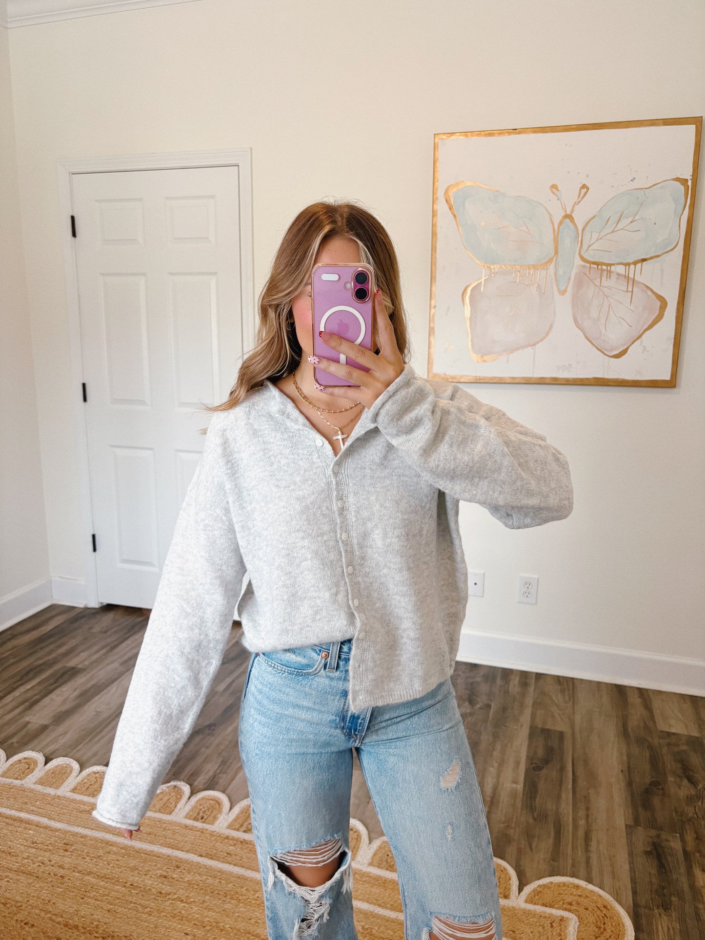 Grey Cardigan