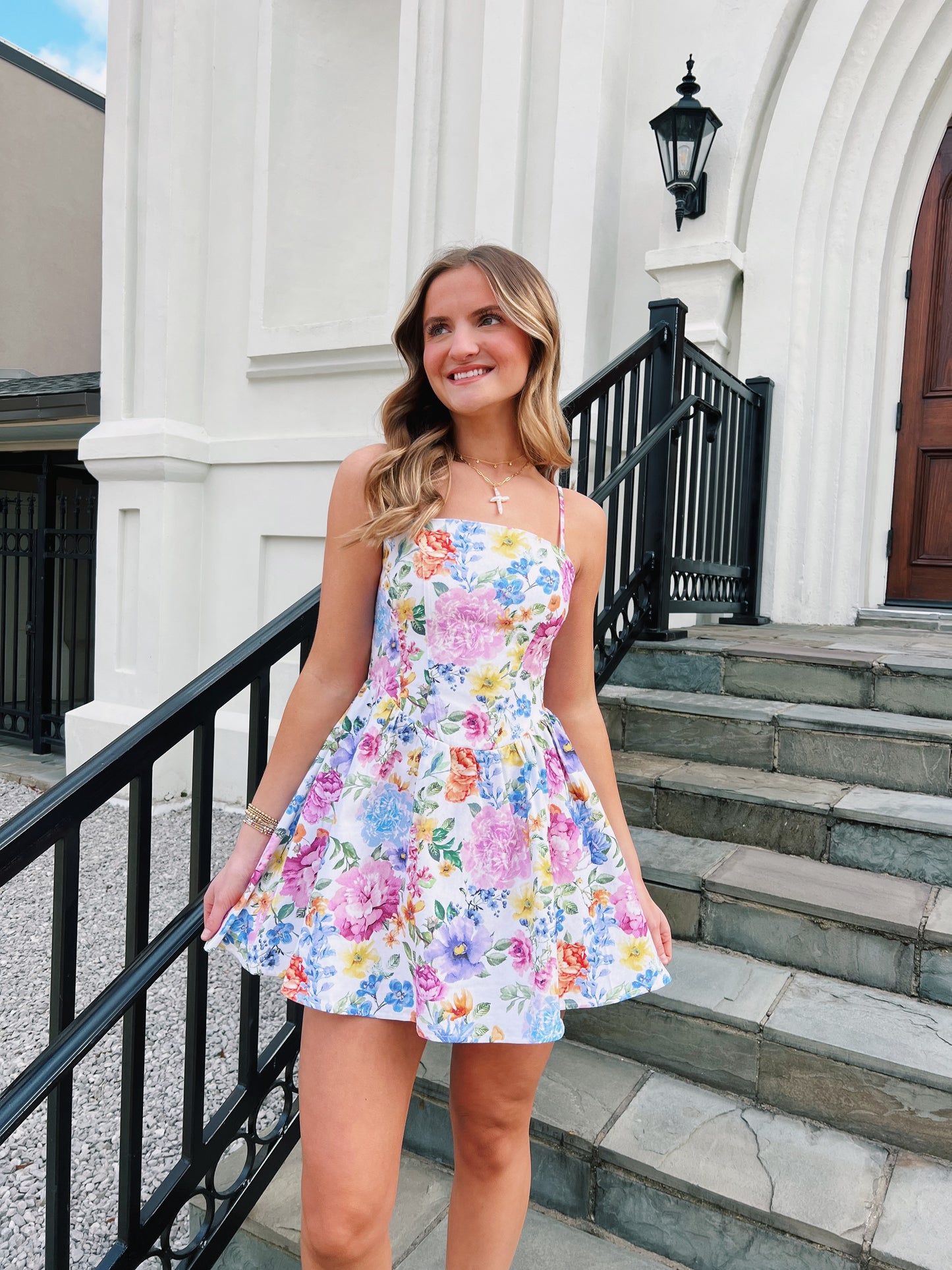 Eloise Floral Mini Dress