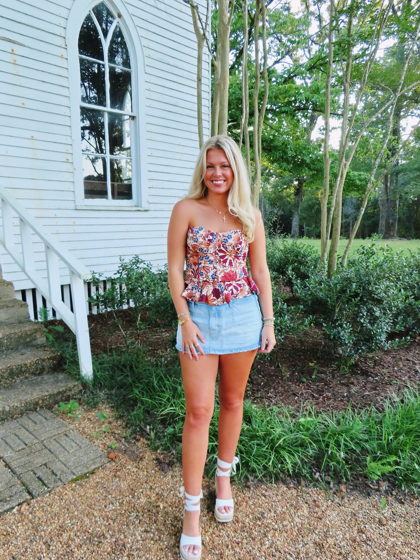 Falling For You Corset Top