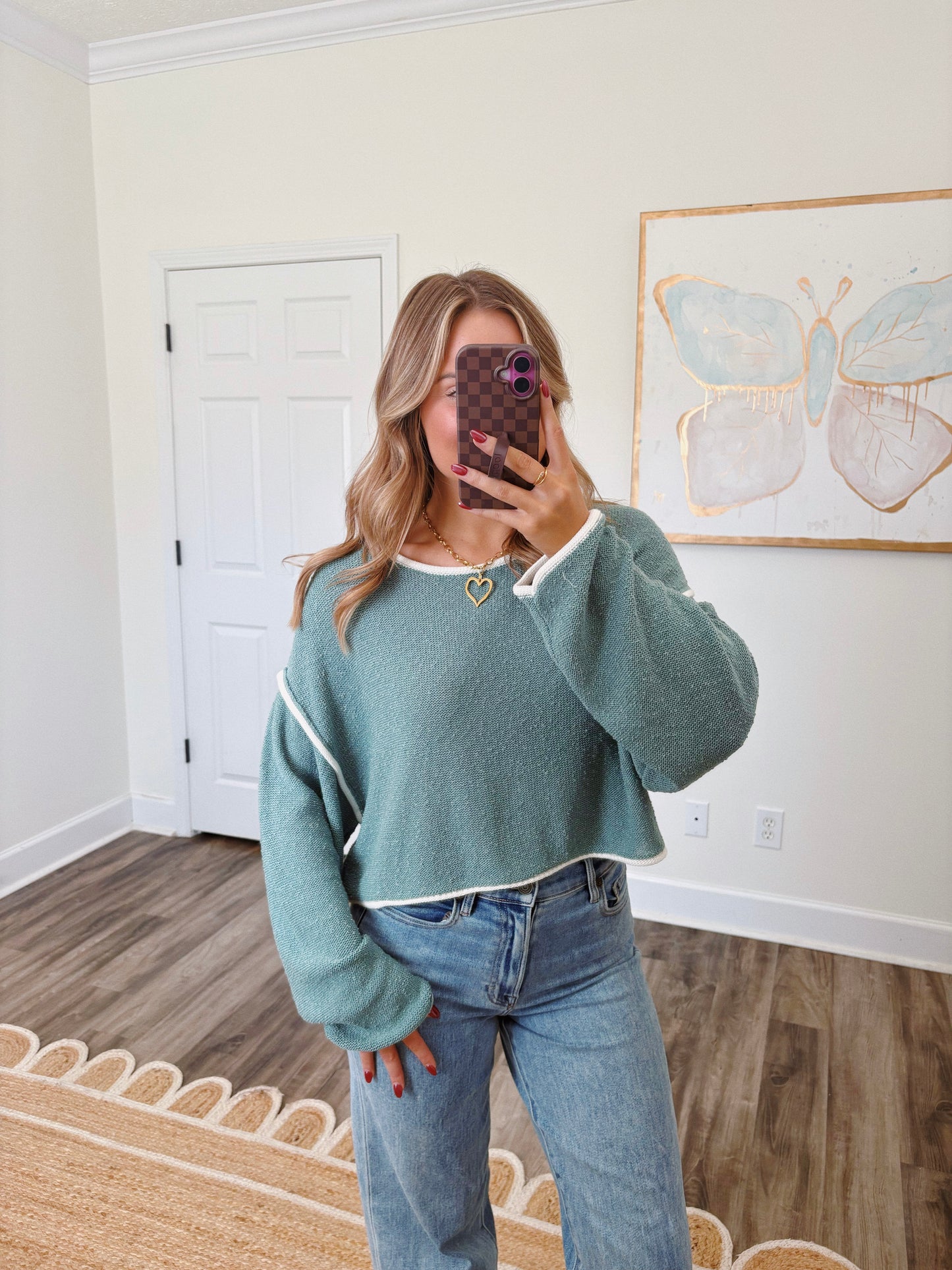 Sugar Knit Sweater in Sage
