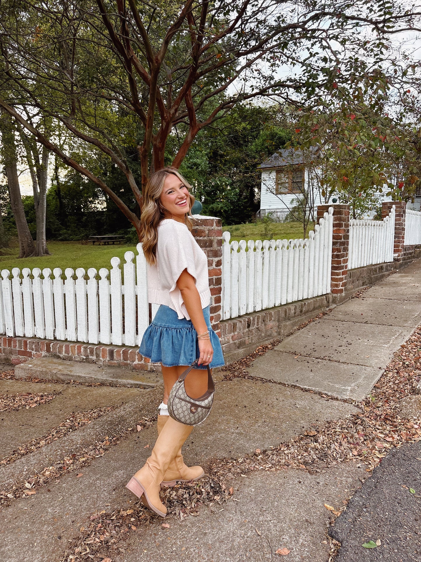 Riley Ruffled Mini Skirt