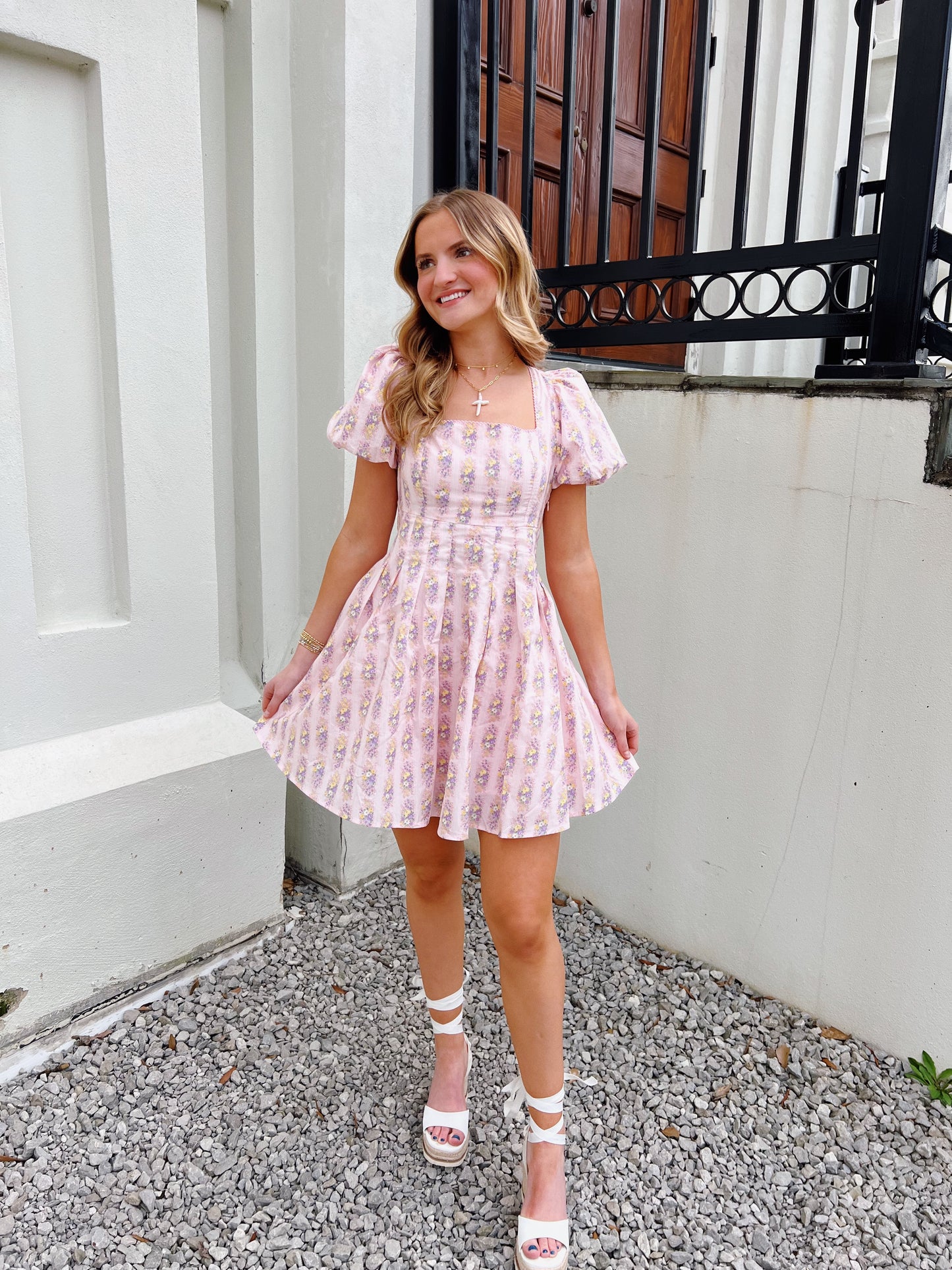 Sweet Springtime Babydoll Dress