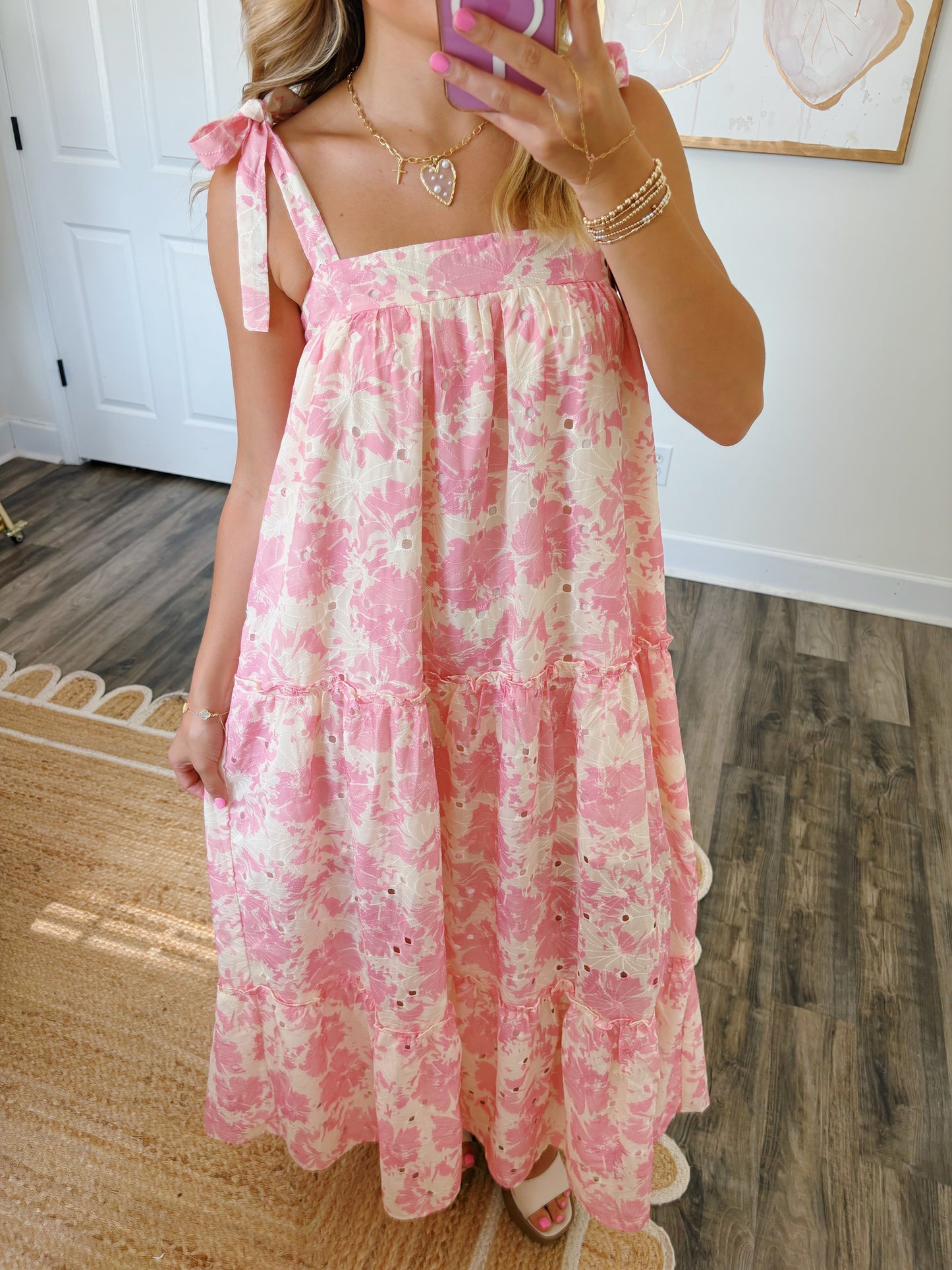 Love You More Dress in Pink