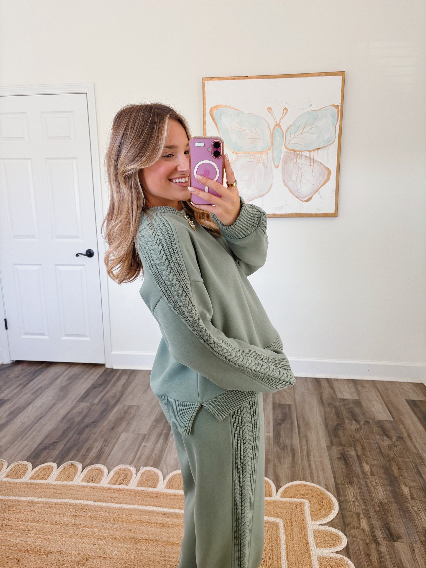 Cabin Cozy Lounge Set in Olive