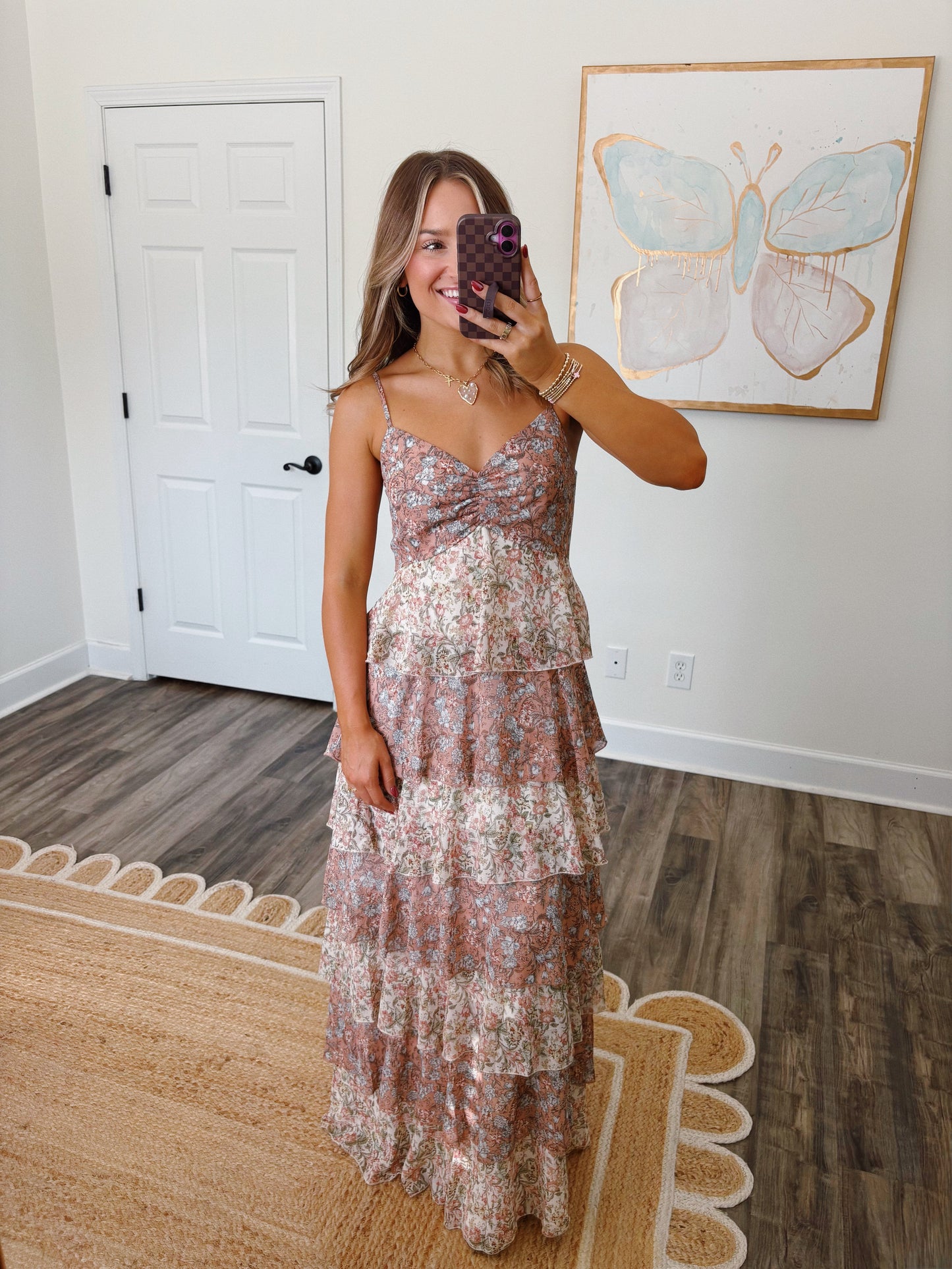 Dreaming Of Fall Tiered Maxi Dress
