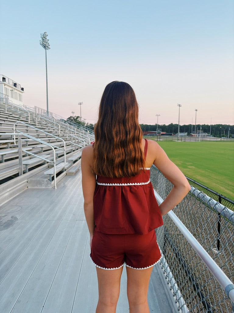 Sweet Victory Set- Maroon