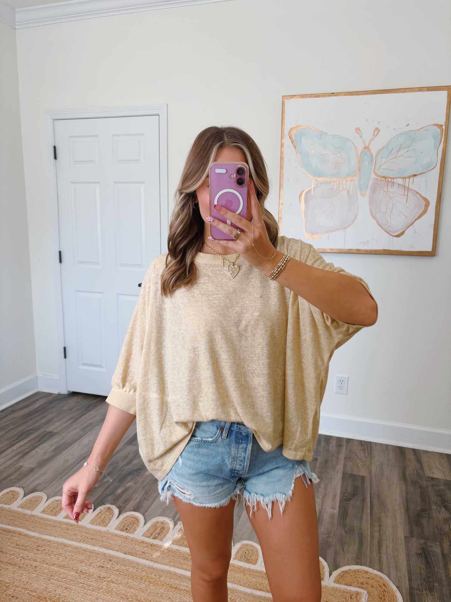 Taupe Easy Tee