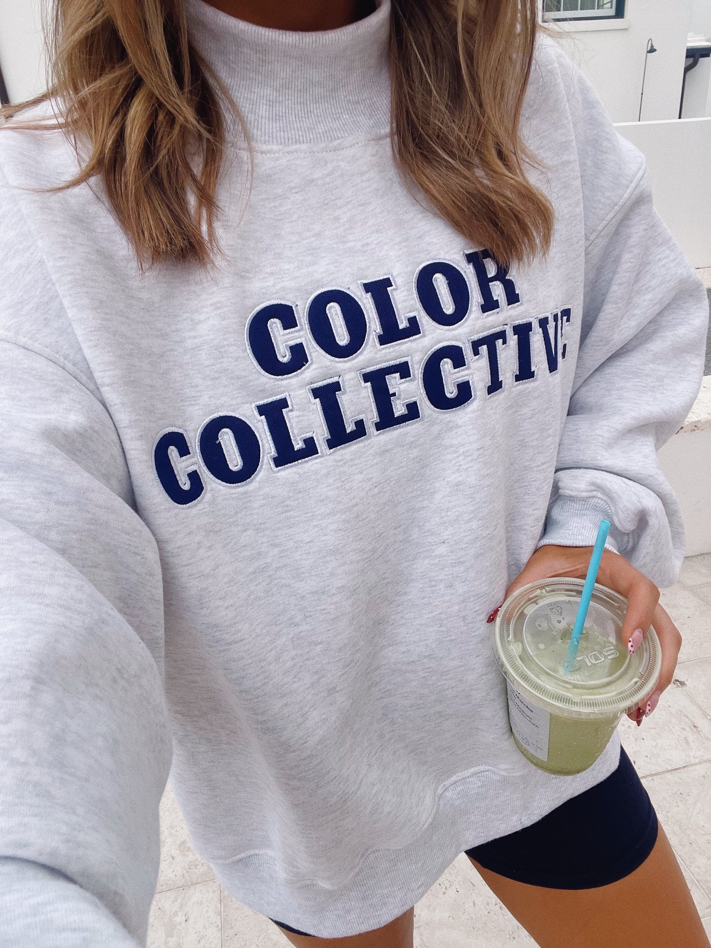 CC Grey Mockneck