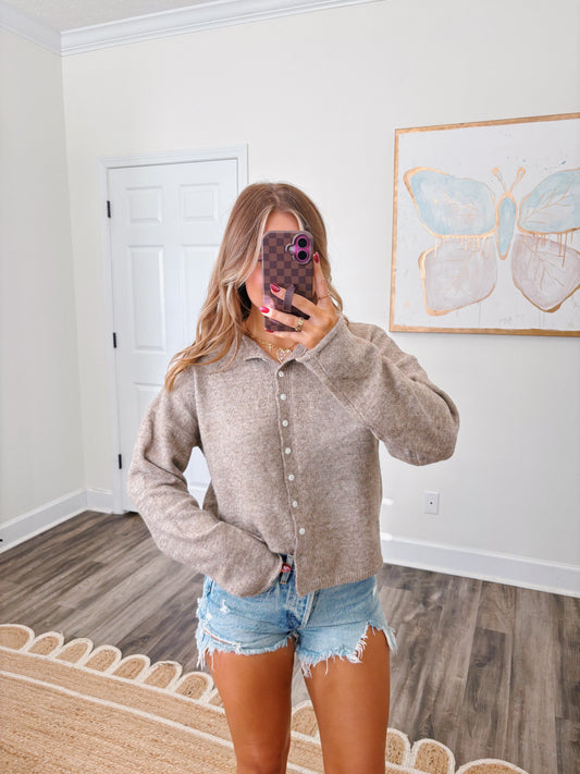 Mocha Cardigan