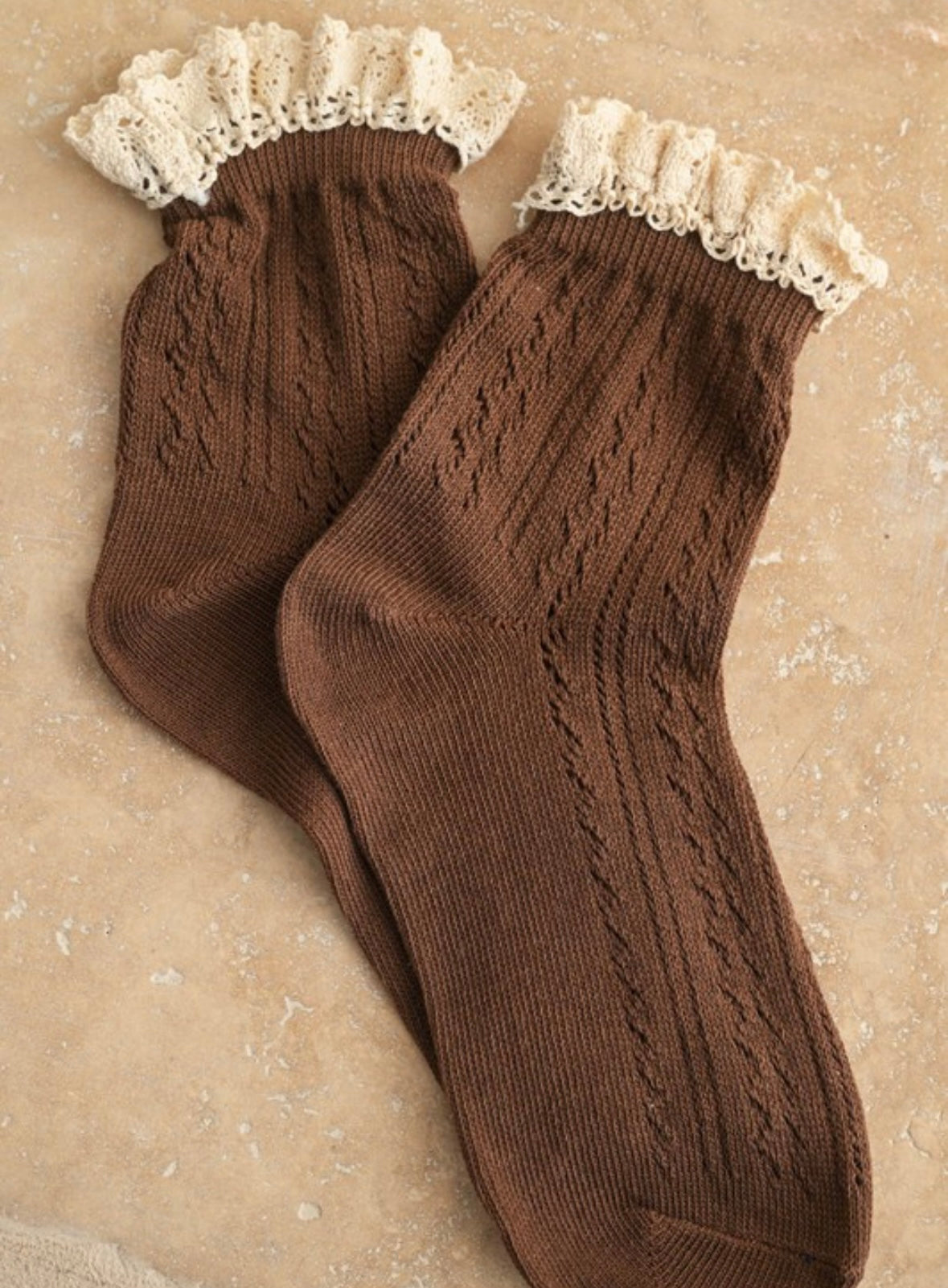 Lace Trim Socks