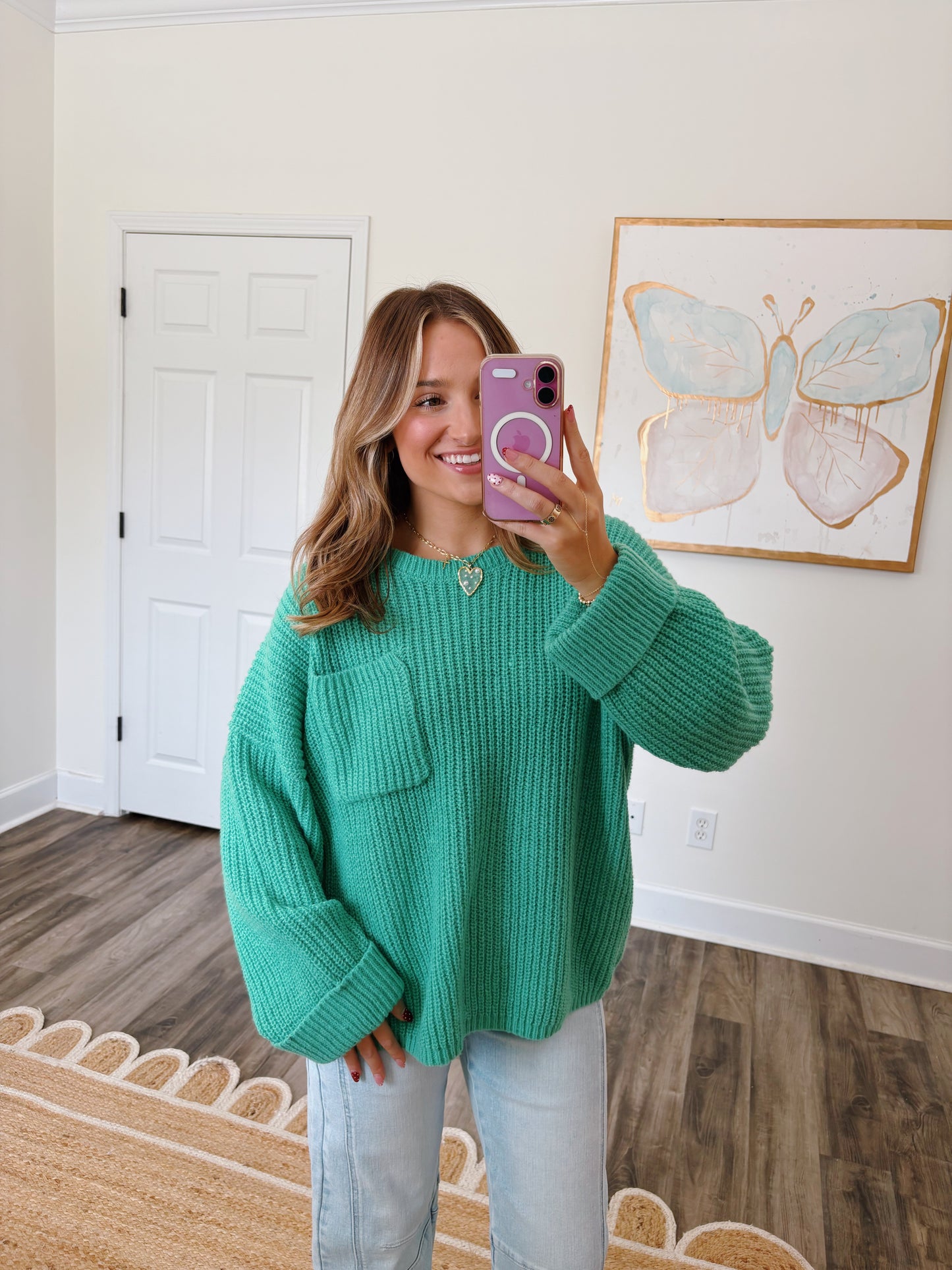 Green Apple Everyday Sweater