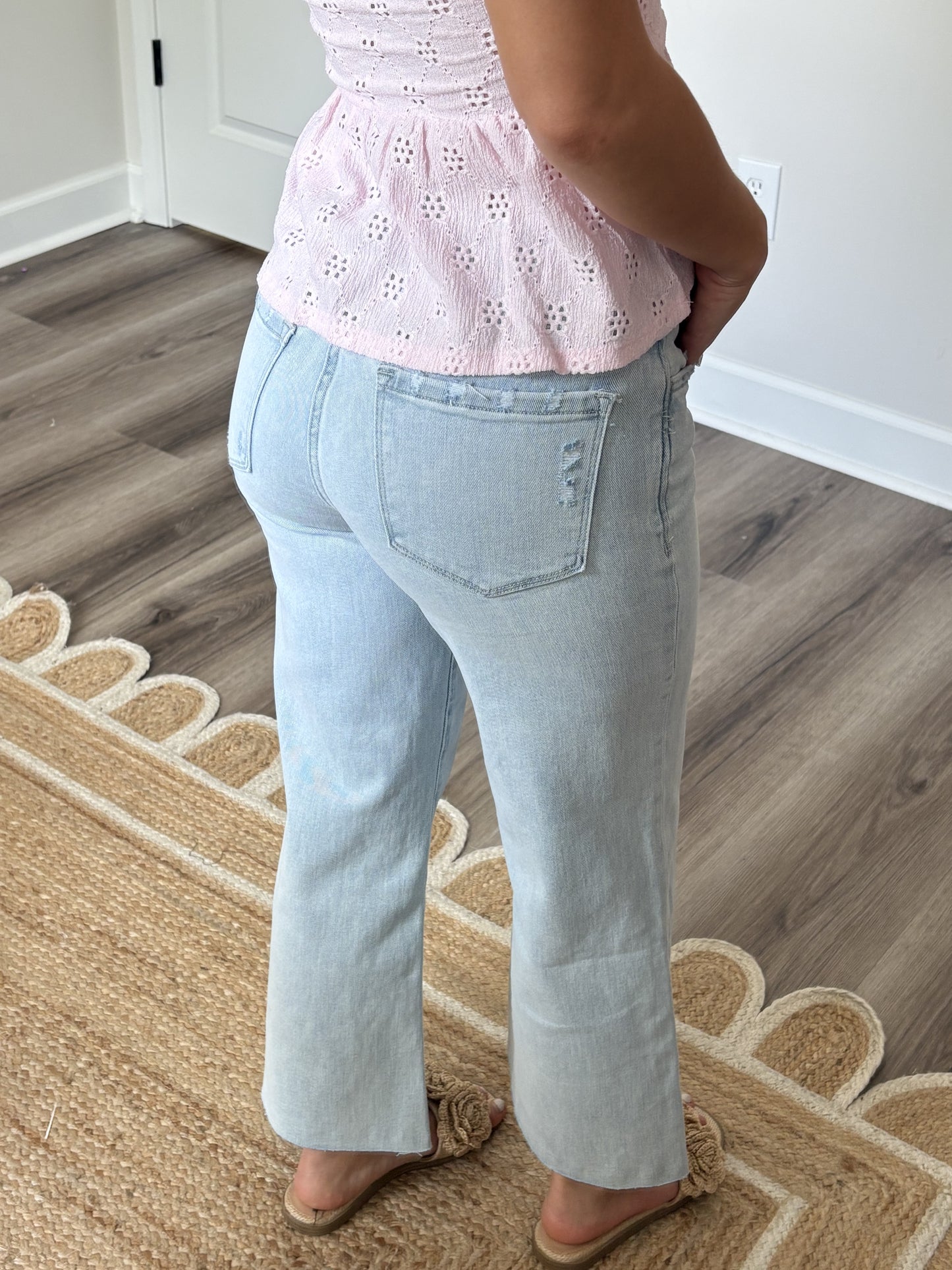 High Rise Wide Leg Jeans