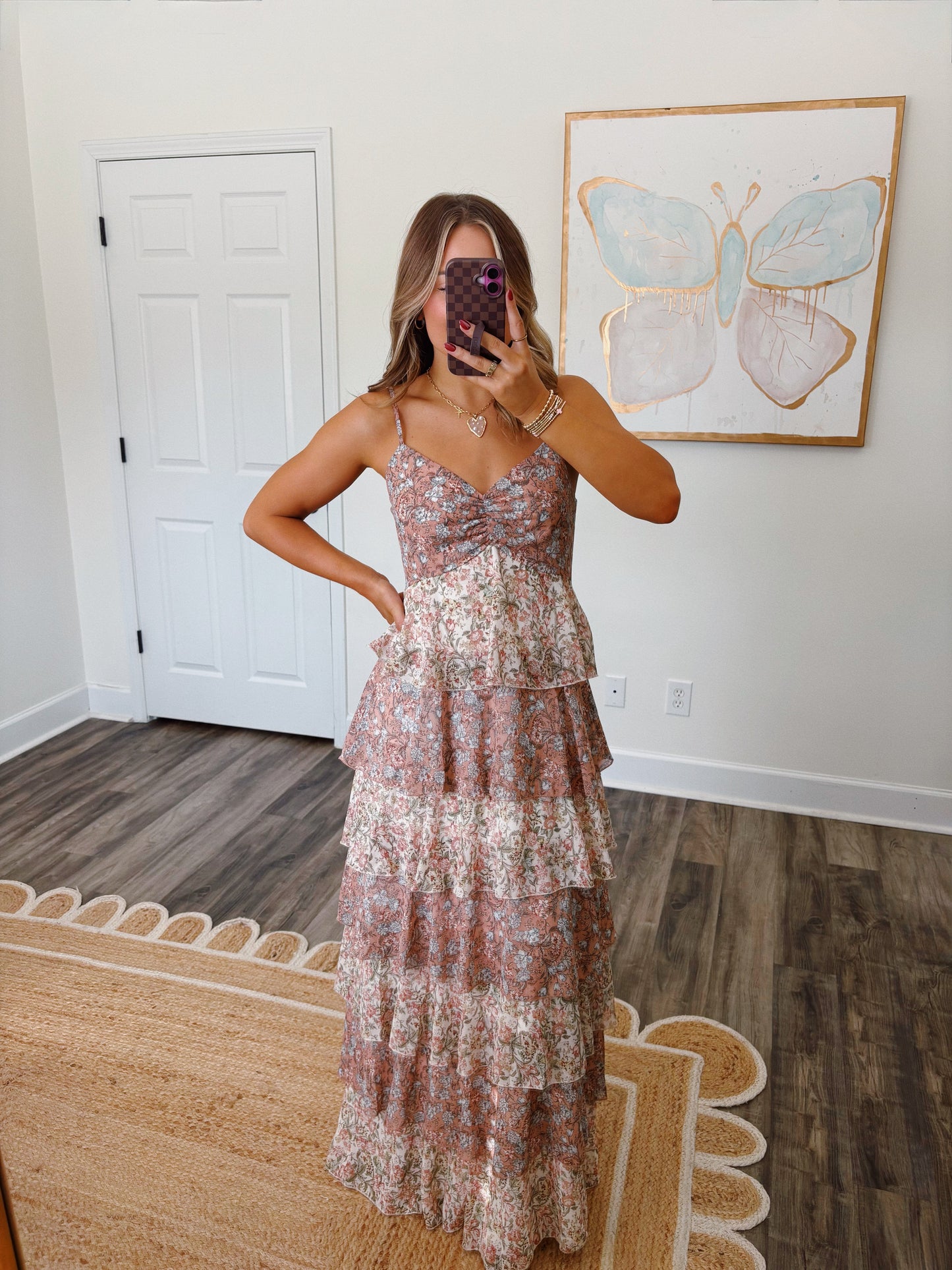 Dreaming Of Fall Tiered Maxi Dress