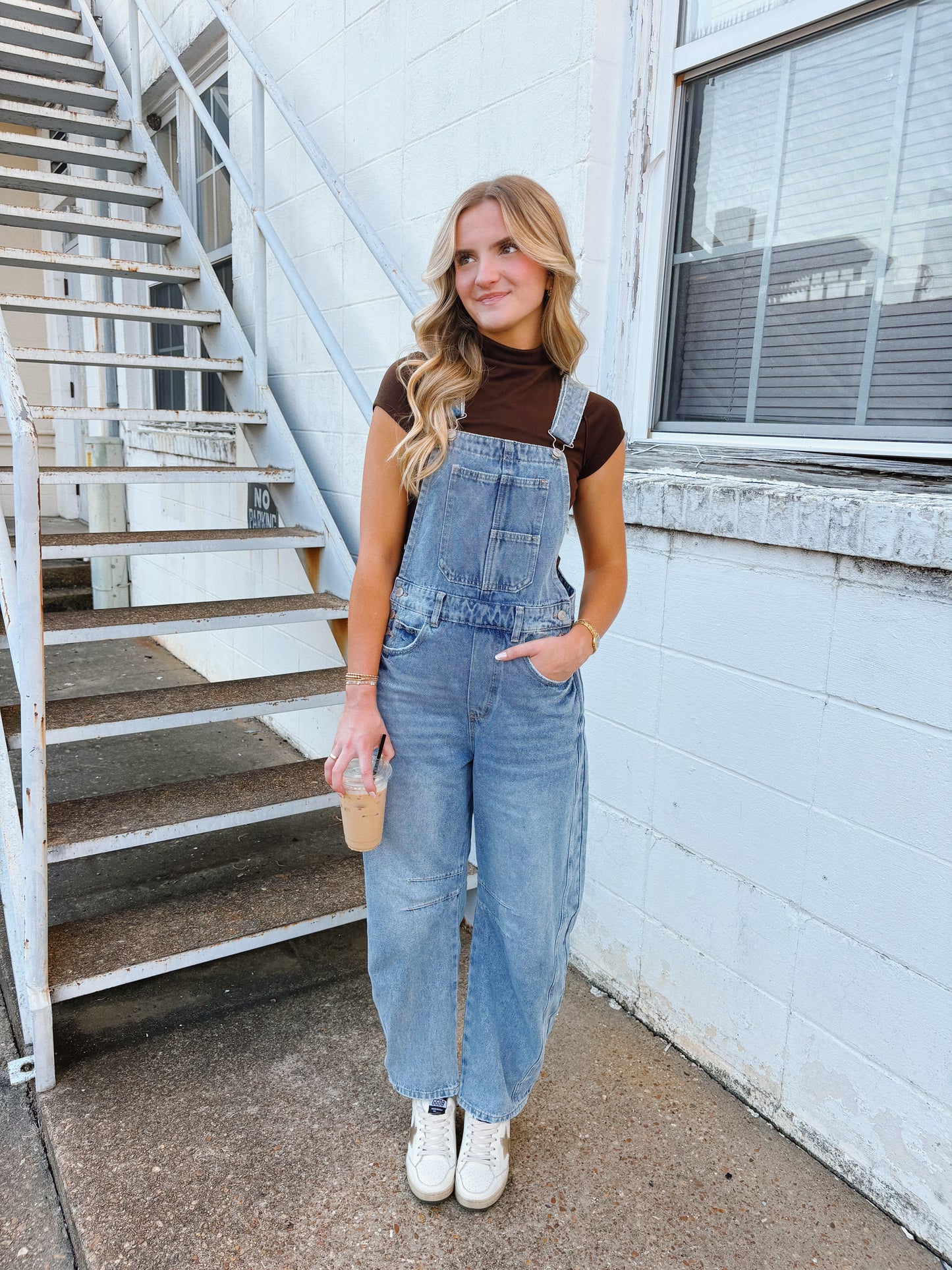 Barrel Denim Overalls (PREORDER: ships early december)