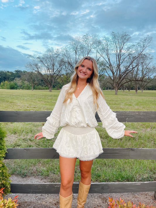 Cierra Ivory Romper