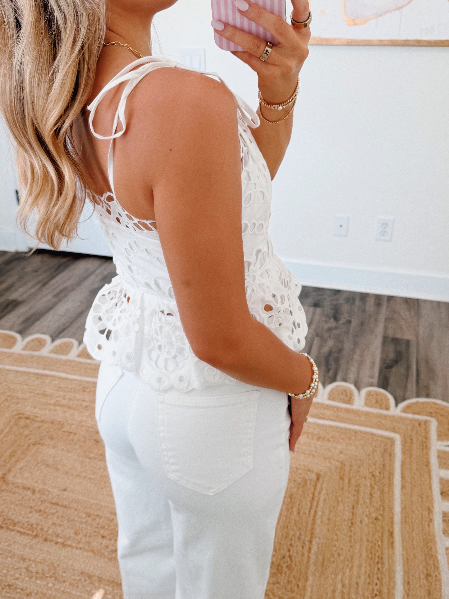 Darling Eyelet Top