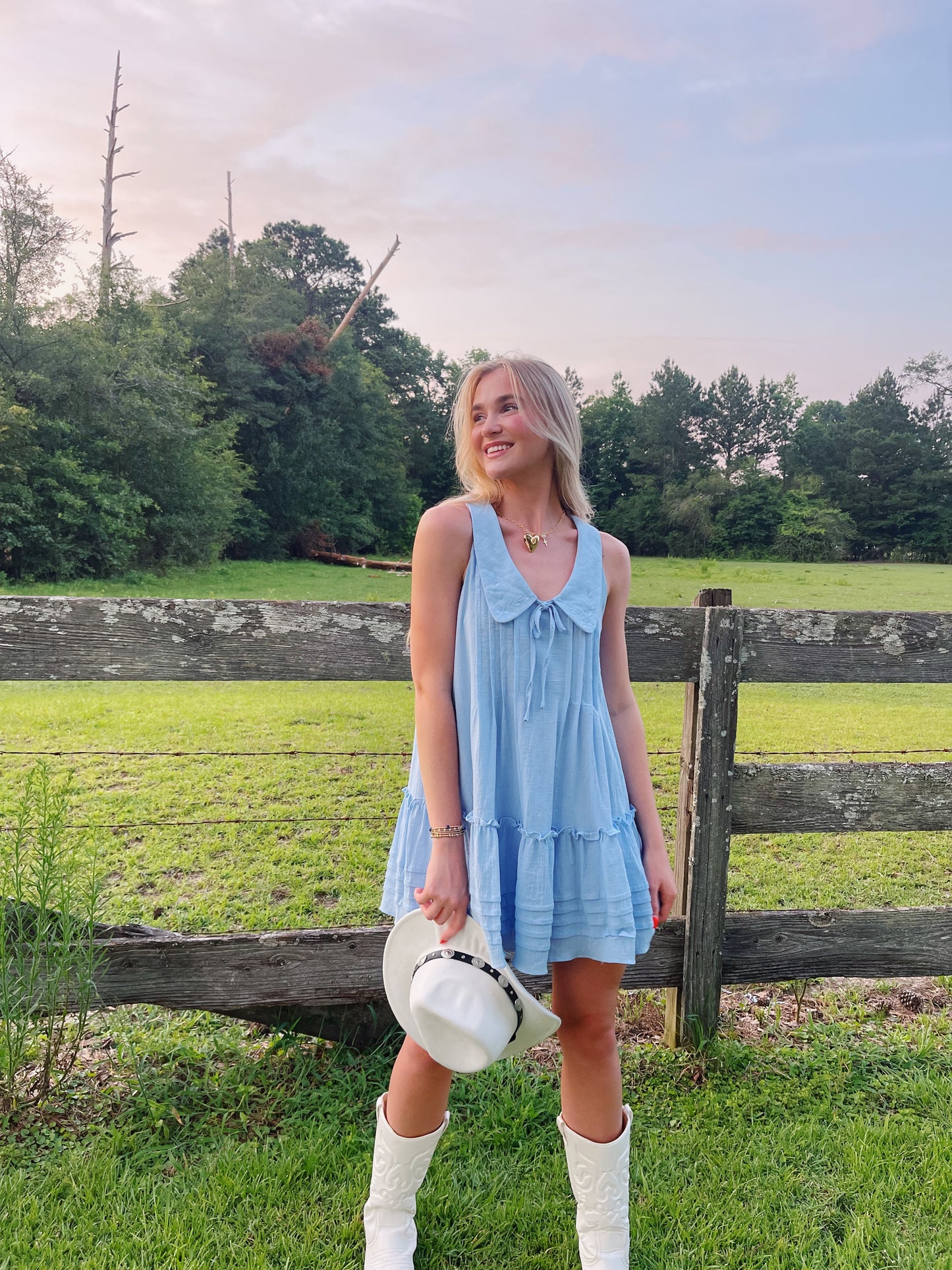 On the Prairie Dress in Blue