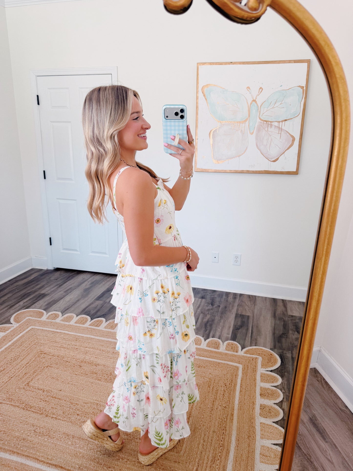 Wildflower Tiered Midi Dress