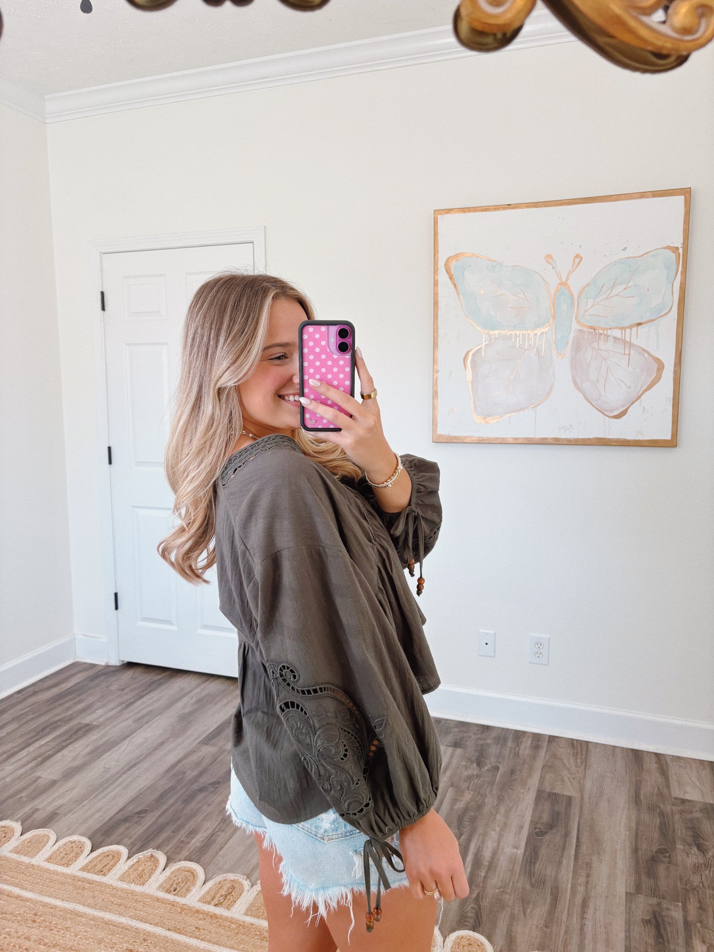 Boho Breeze Embroidered Blouse