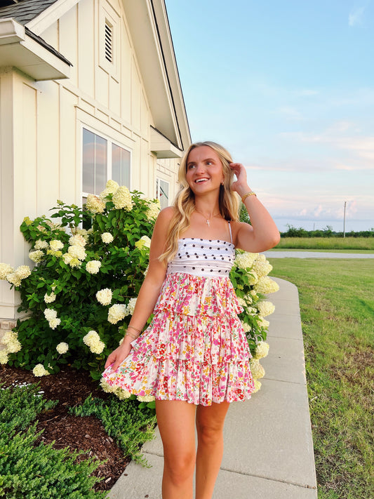 Sammie Polka Dot Mini Dress
