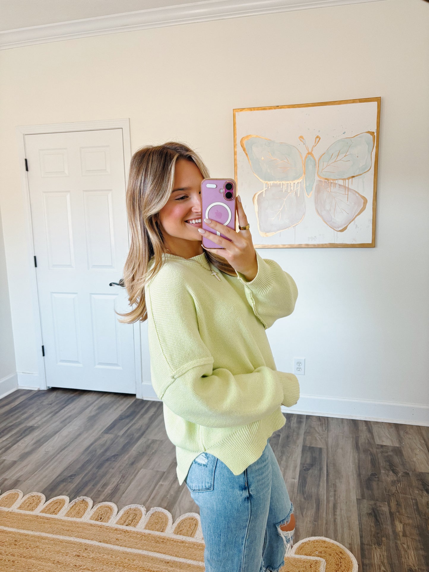 Limeade Basics Sweater