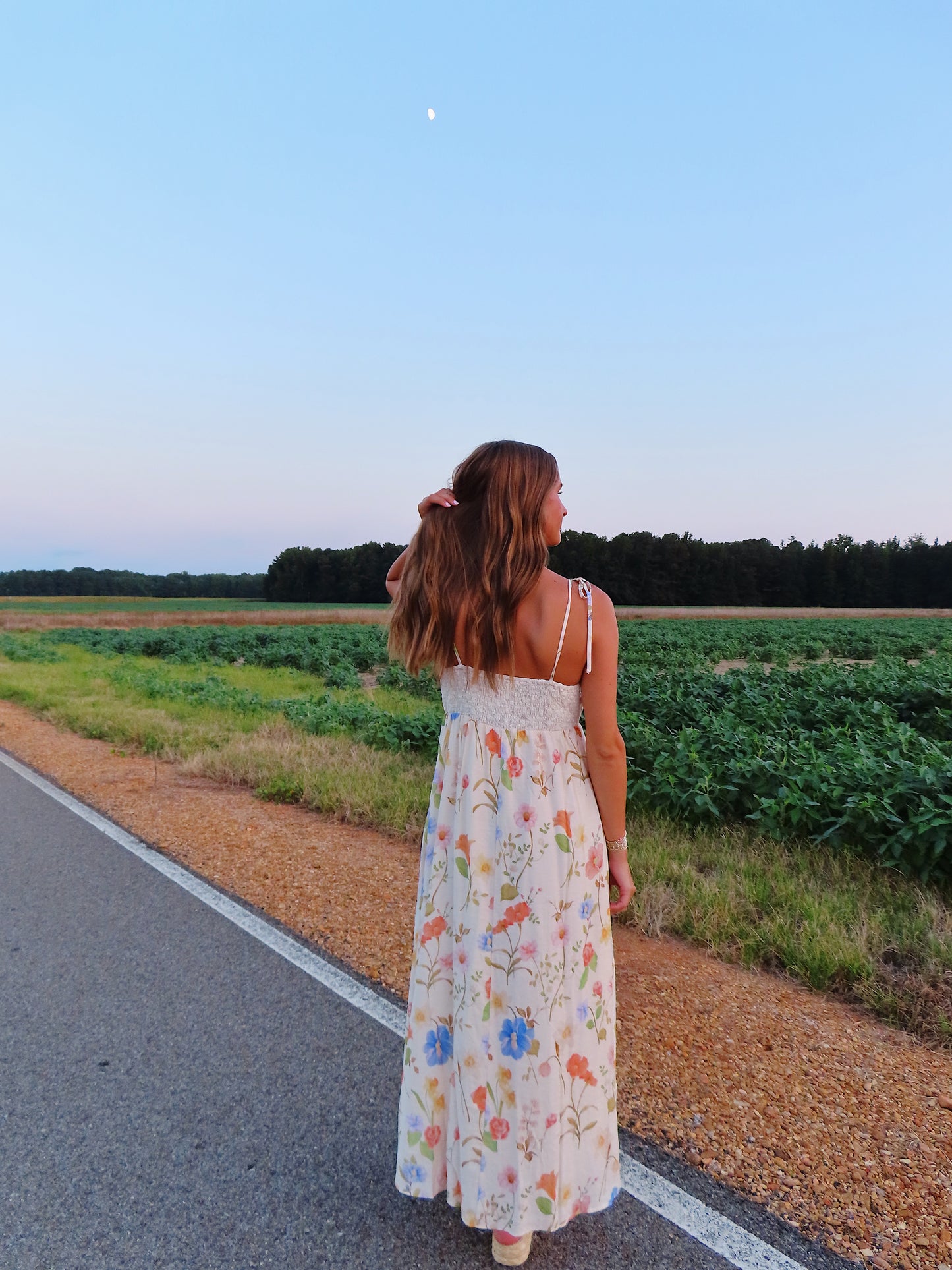 Florals and Lace Maxi Dress