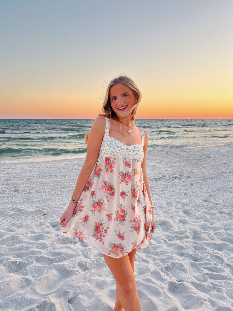 Summer Sunset Mini Dress
