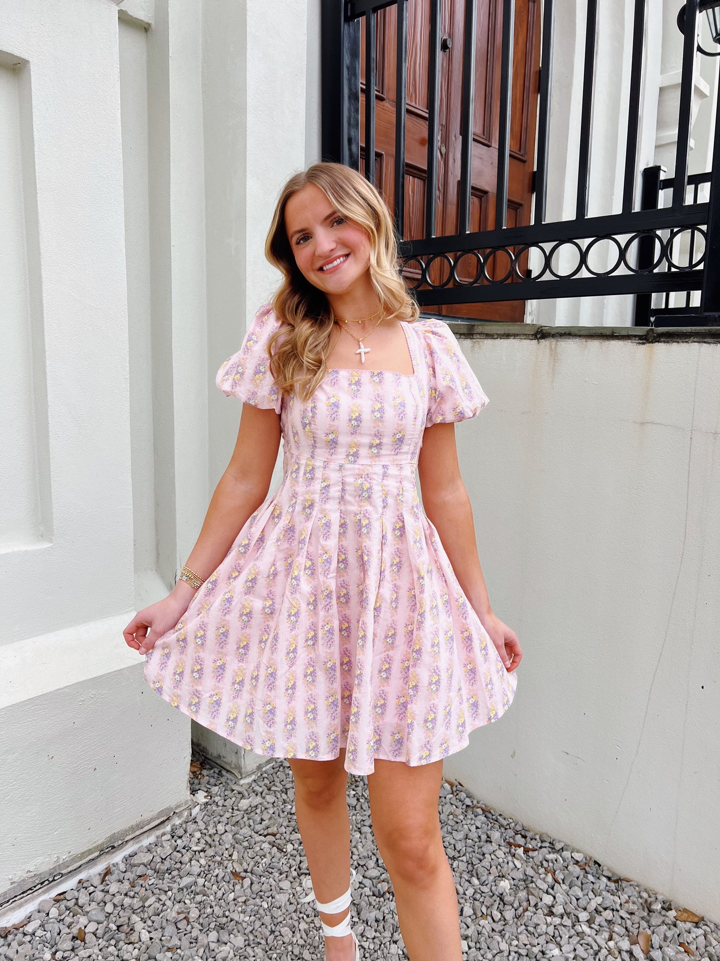 Sweet Springtime Babydoll Dress