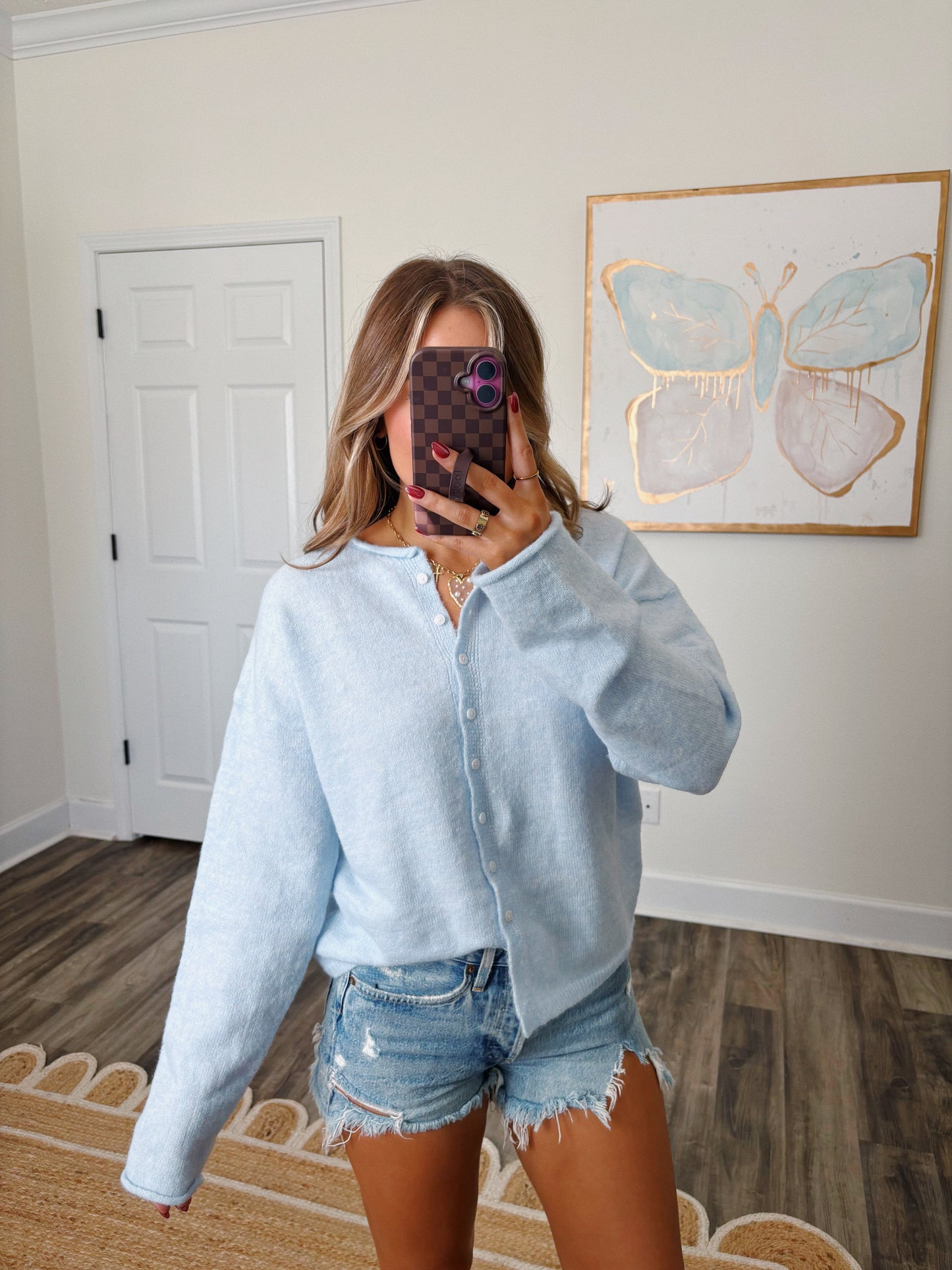 Sky Blue Cardigan