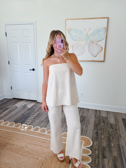 Harper Beige Pant Set