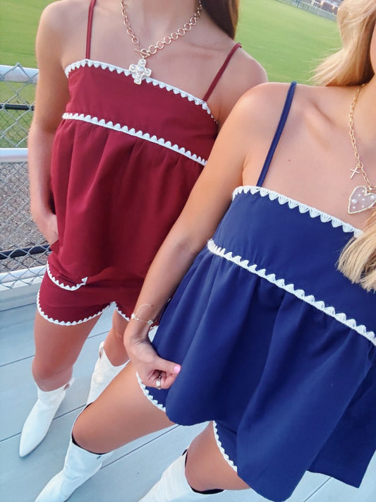 Sweet Victory Set- Navy