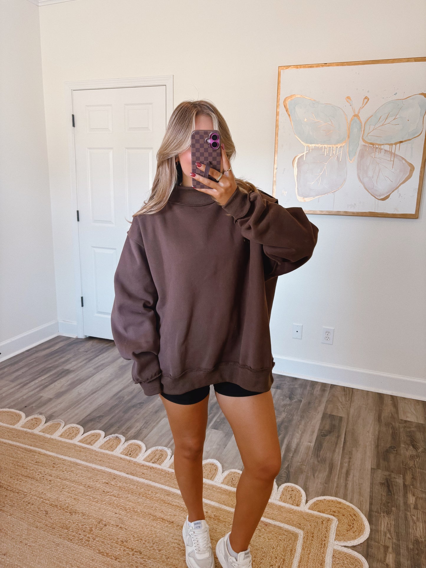 Cozy Days Chocolate Mockneck (PREORDER: ships mid november)