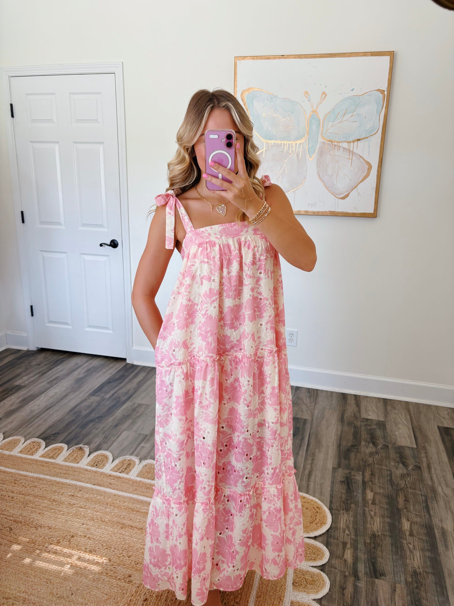 Love You More Dress in Pink