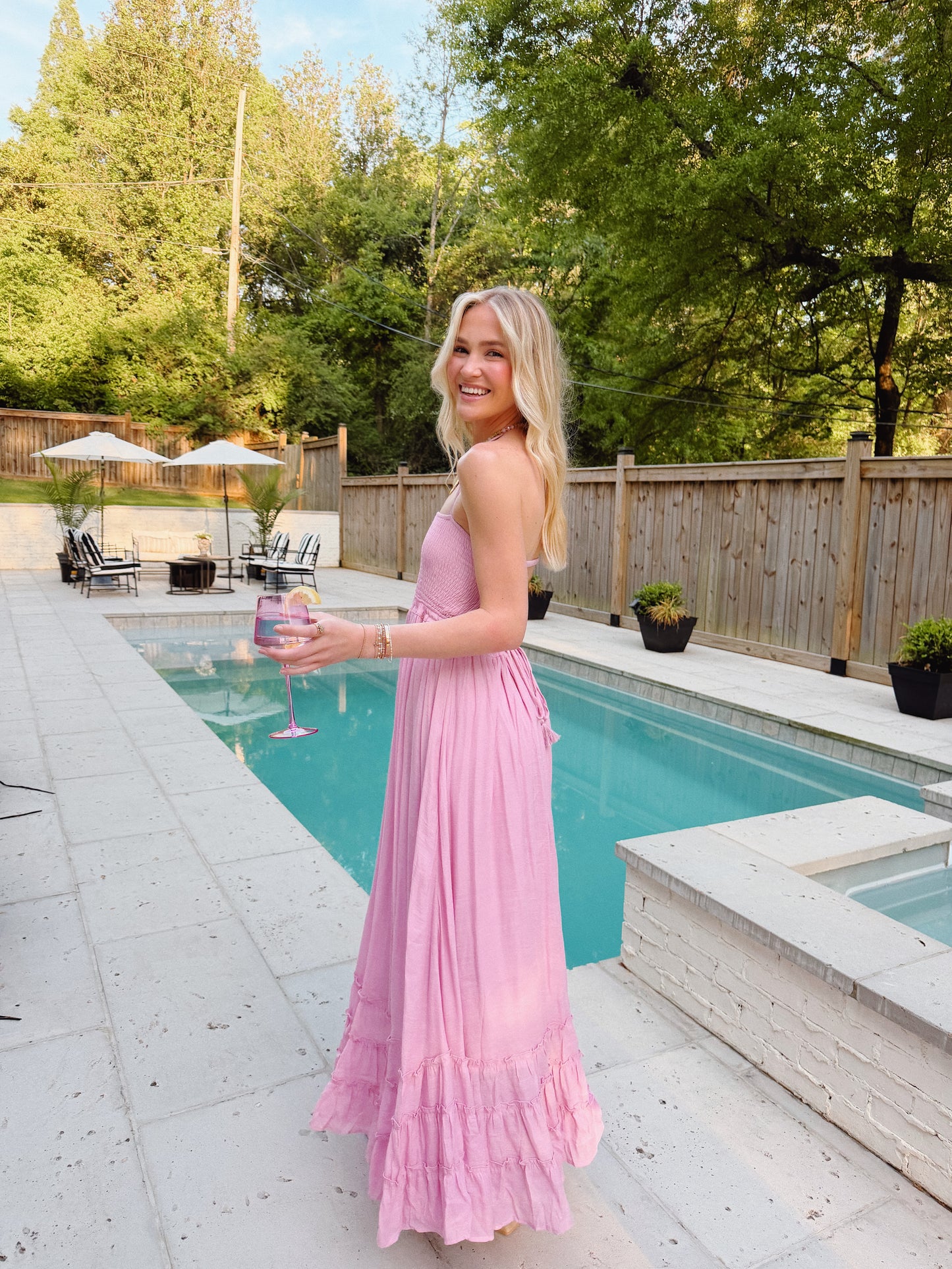 Sunkissed Maxi Dress Pink