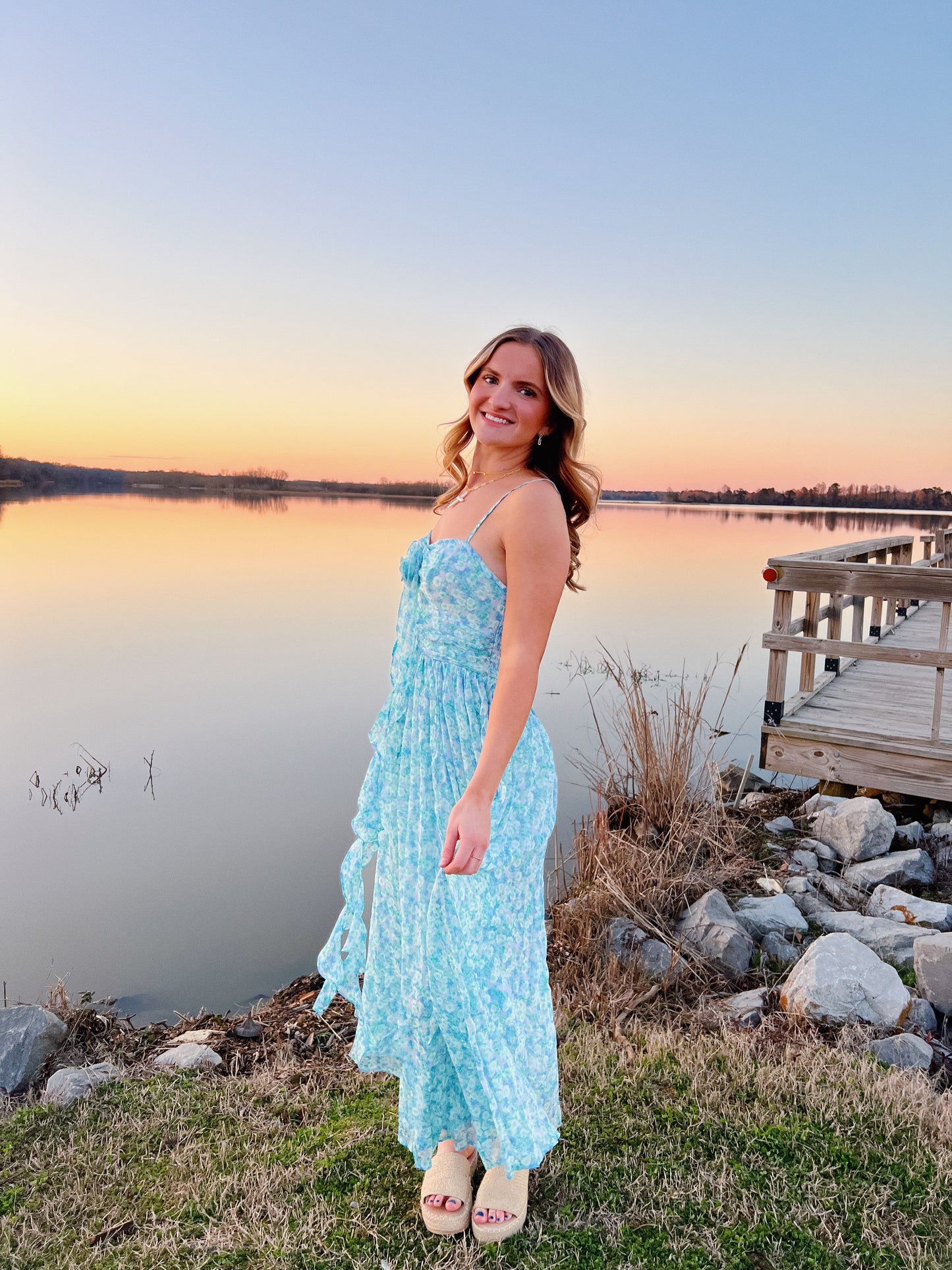 Spring Showers Maxi Dress