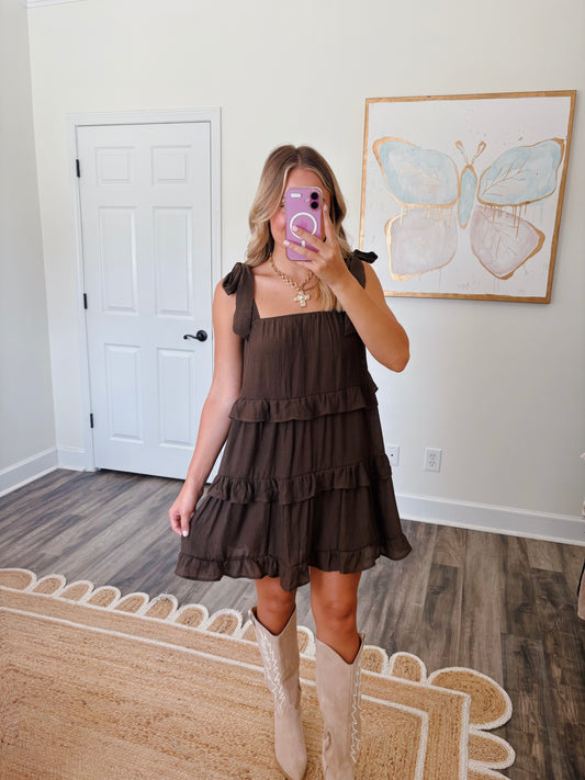 Hey Honey Mocha Dress
