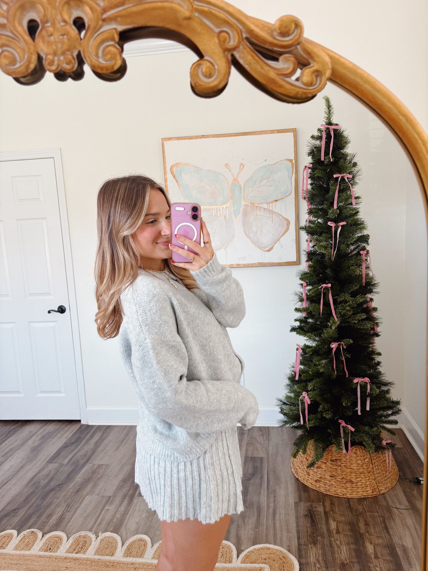 Ellie Cardigan Skirt Set