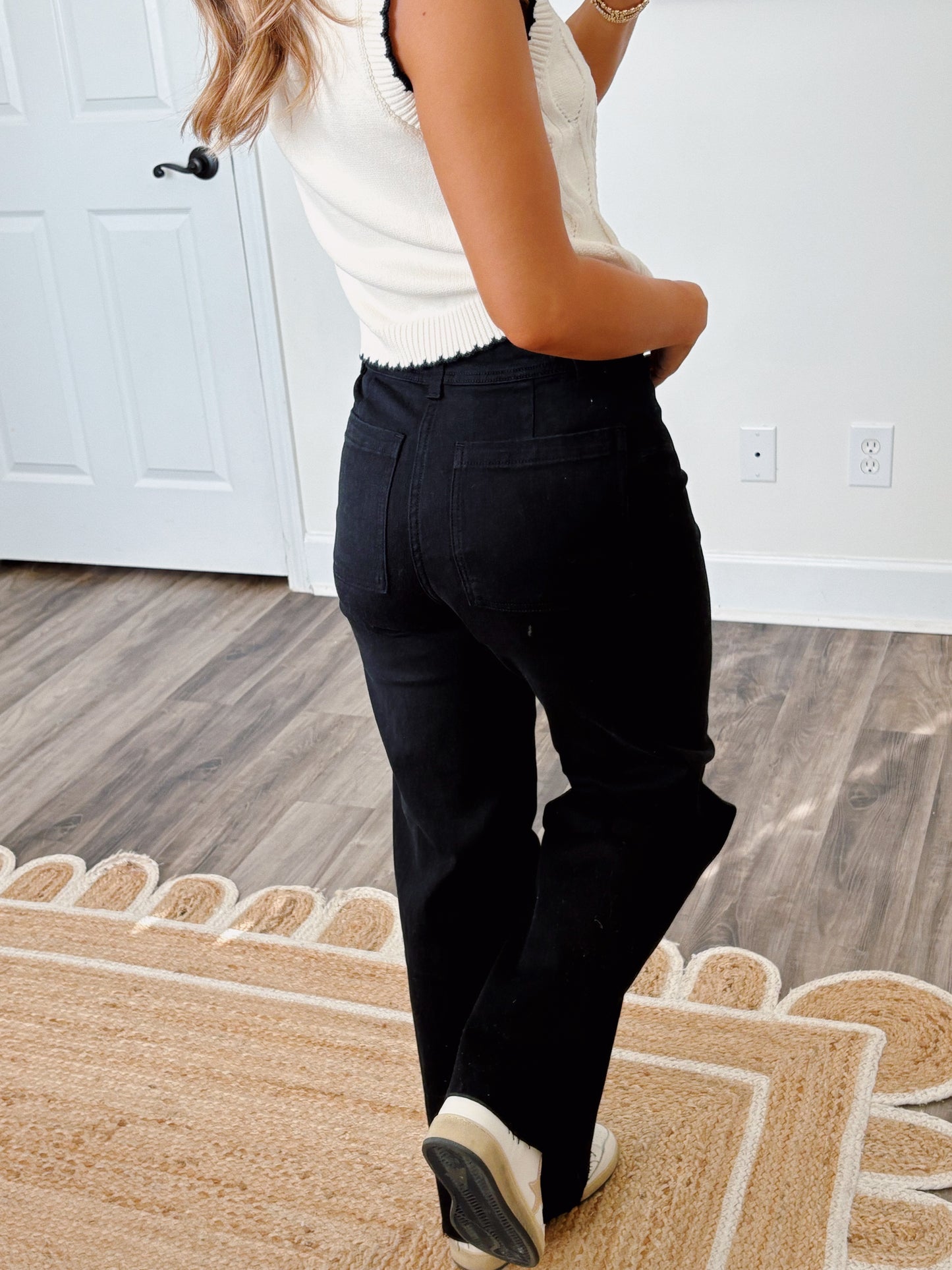 Black Wide Leg Jeans
