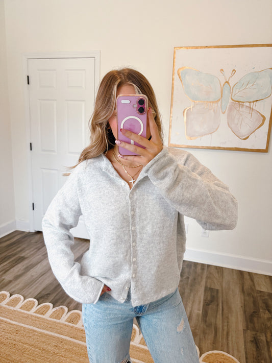 Grey Cardigan