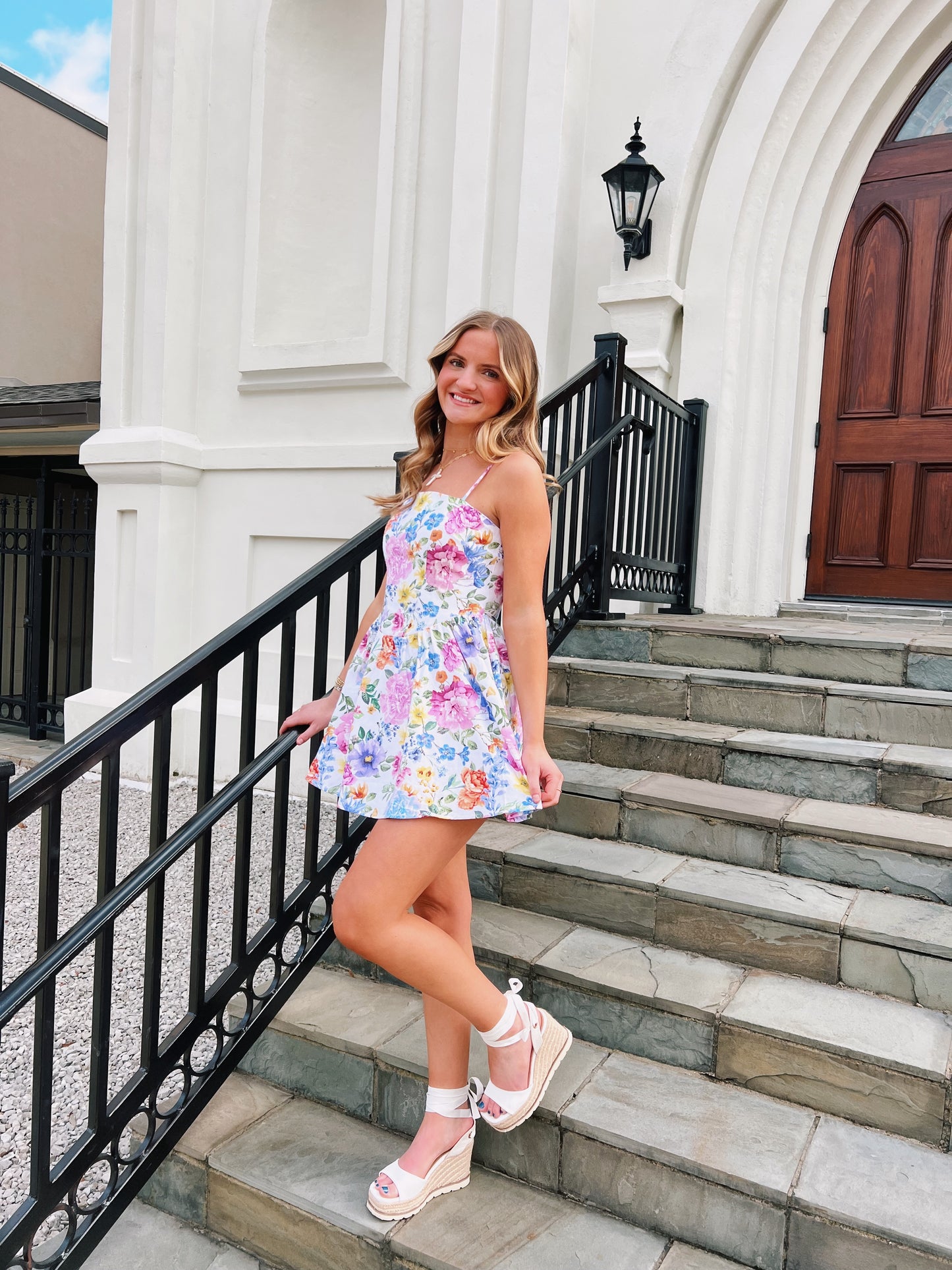 Eloise Floral Mini Dress
