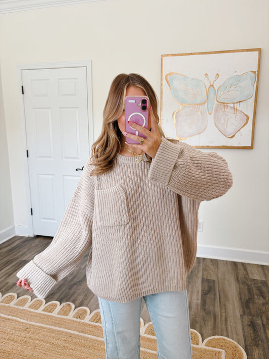 Toffee Everyday Sweater