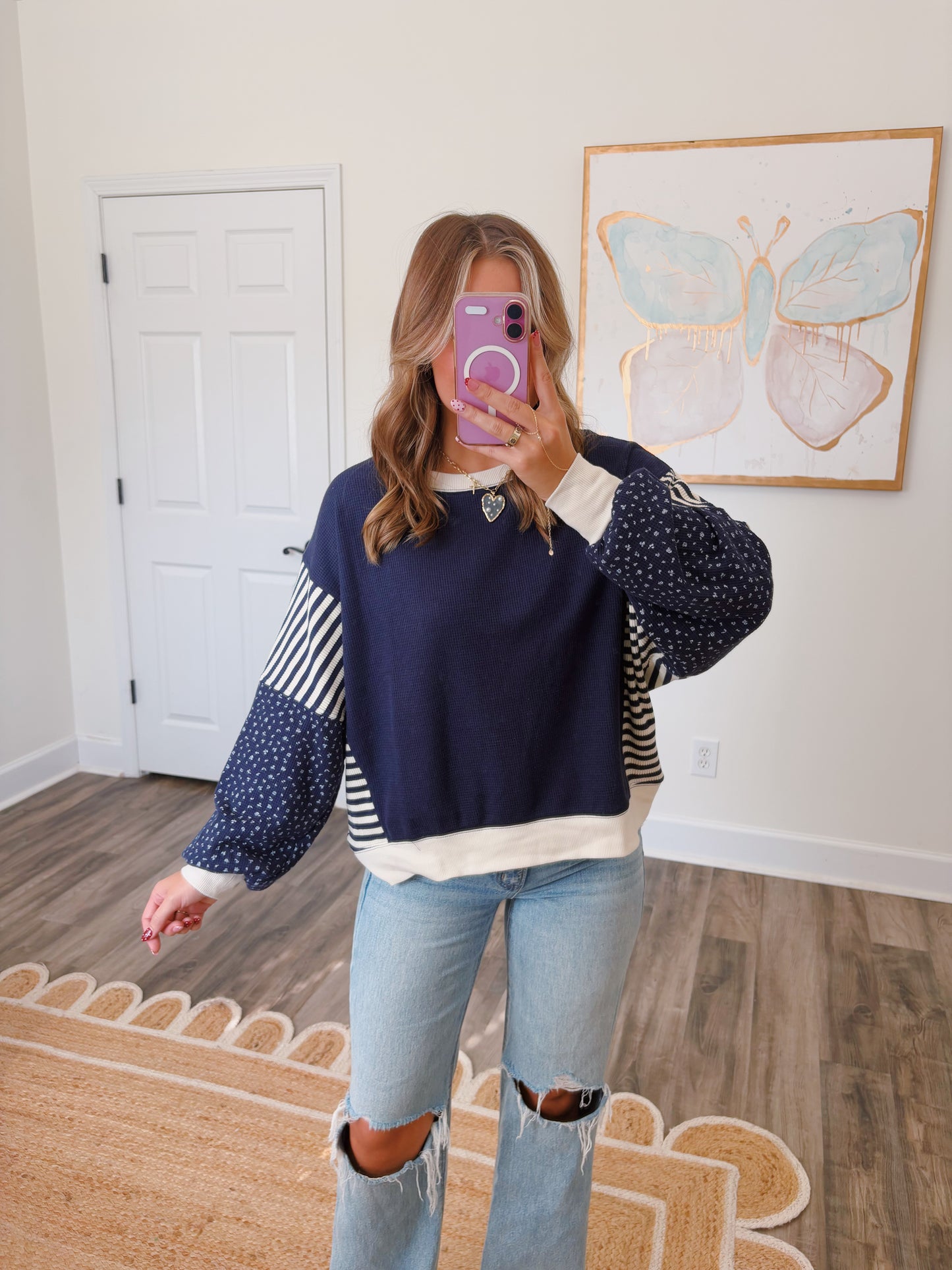 Navy Nights Pullover