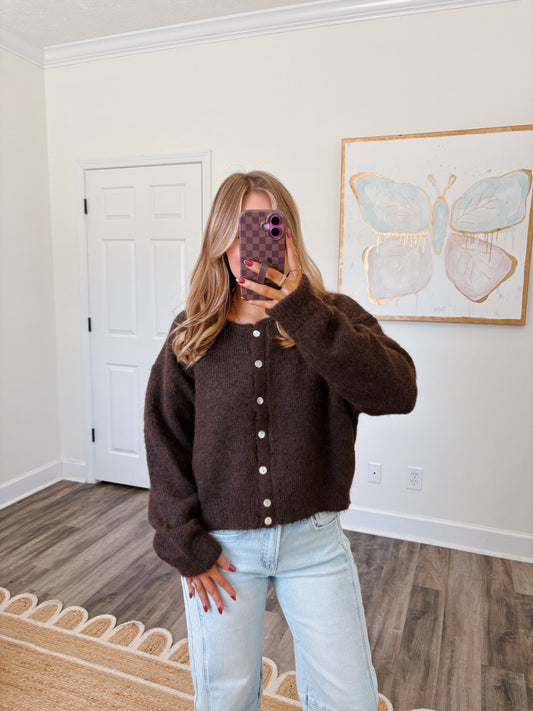 Dark Chocolate Cardigan