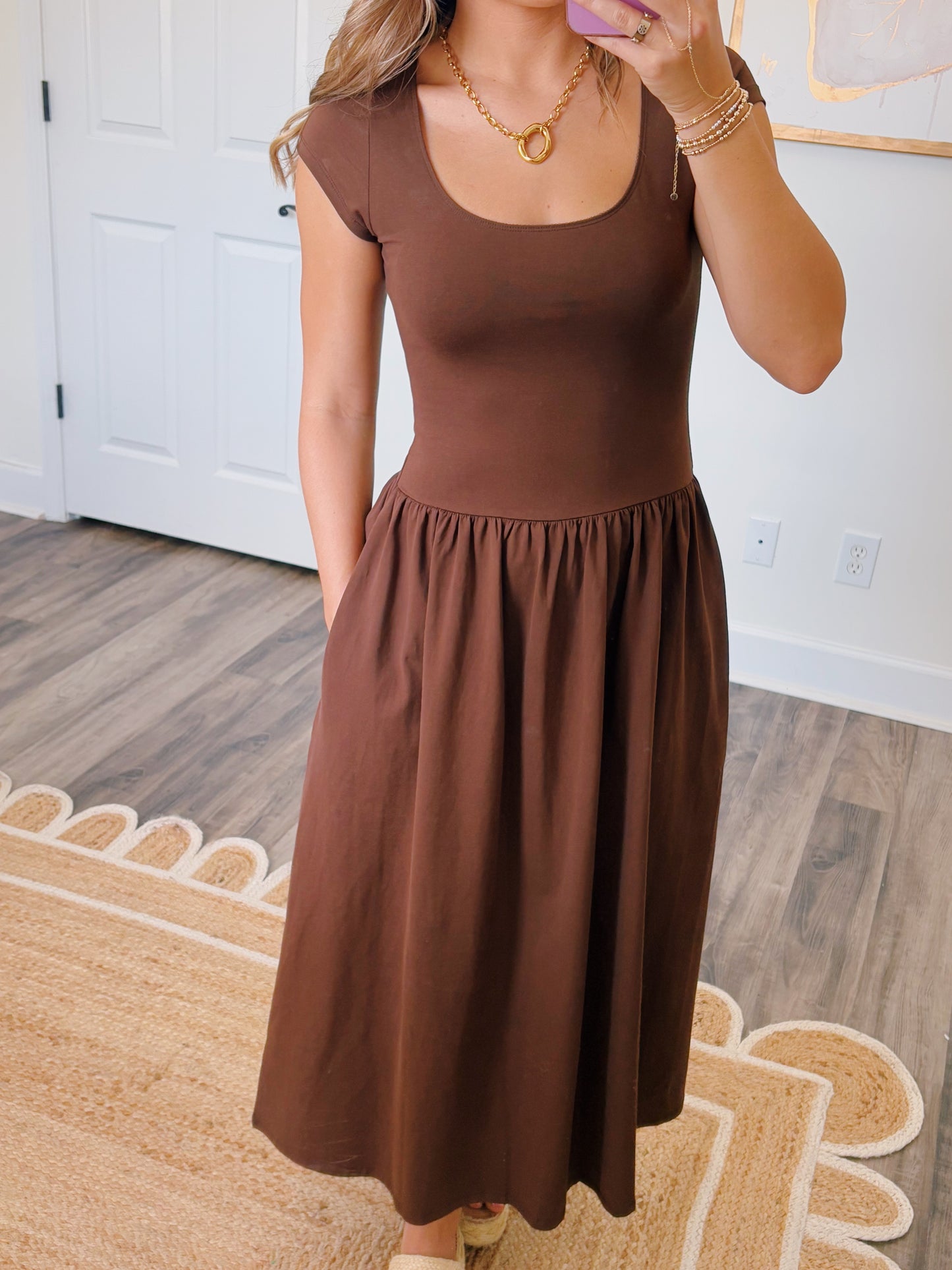 Chocolate Midi Dress