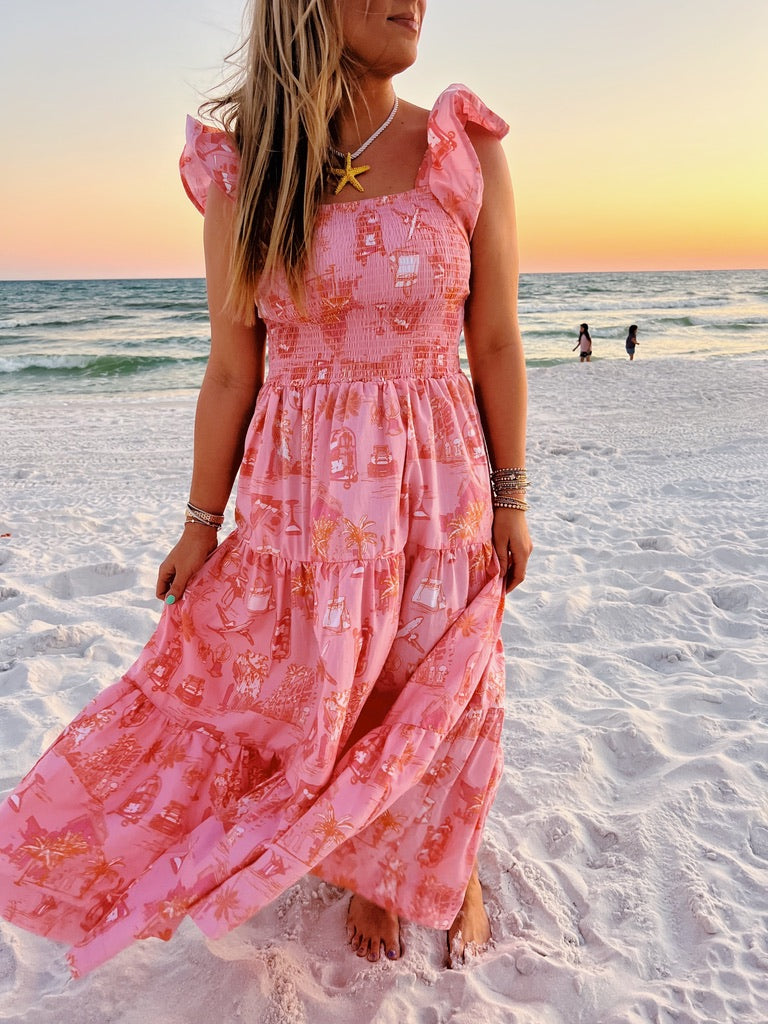 Pink Paradise Maxi Dress