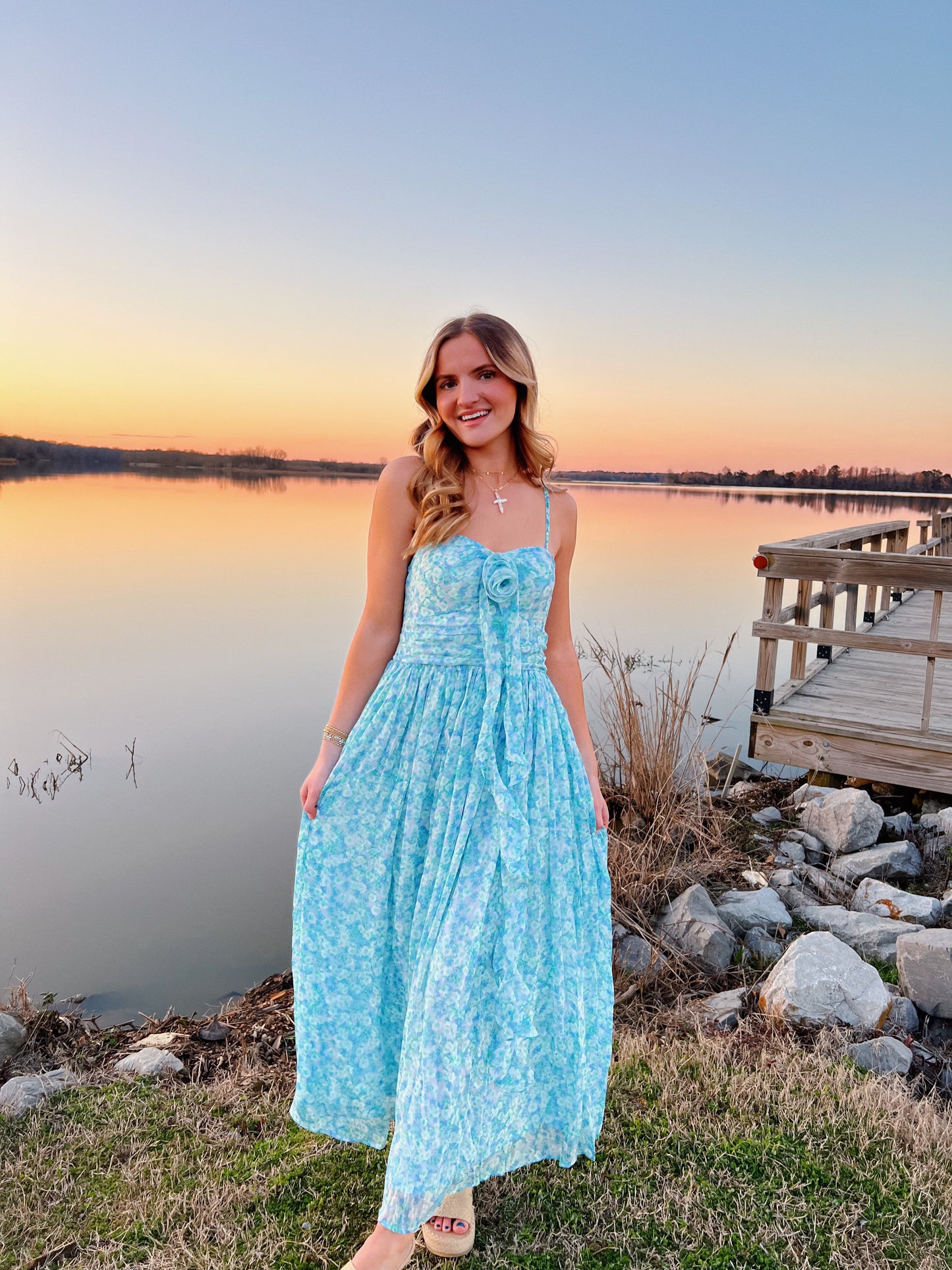 Spring Showers Maxi Dress